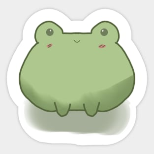 Cute Fat Chubby Frog Sticker